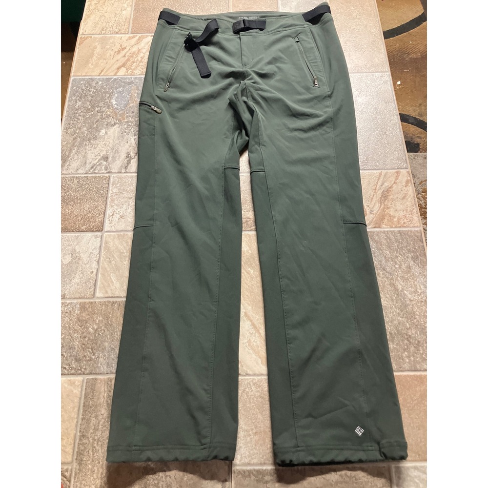 Columbia Omni-Shield Water Repellent Hiking Pants Olive Green Size L G